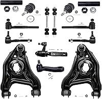 Vista 144 de Detroit Axle - Kit de suspensión frontal de 15 piezas para Jeep Grand Cherokee 99-04 1999 2000 2001 2002 2003 2004, brazos de control superior e