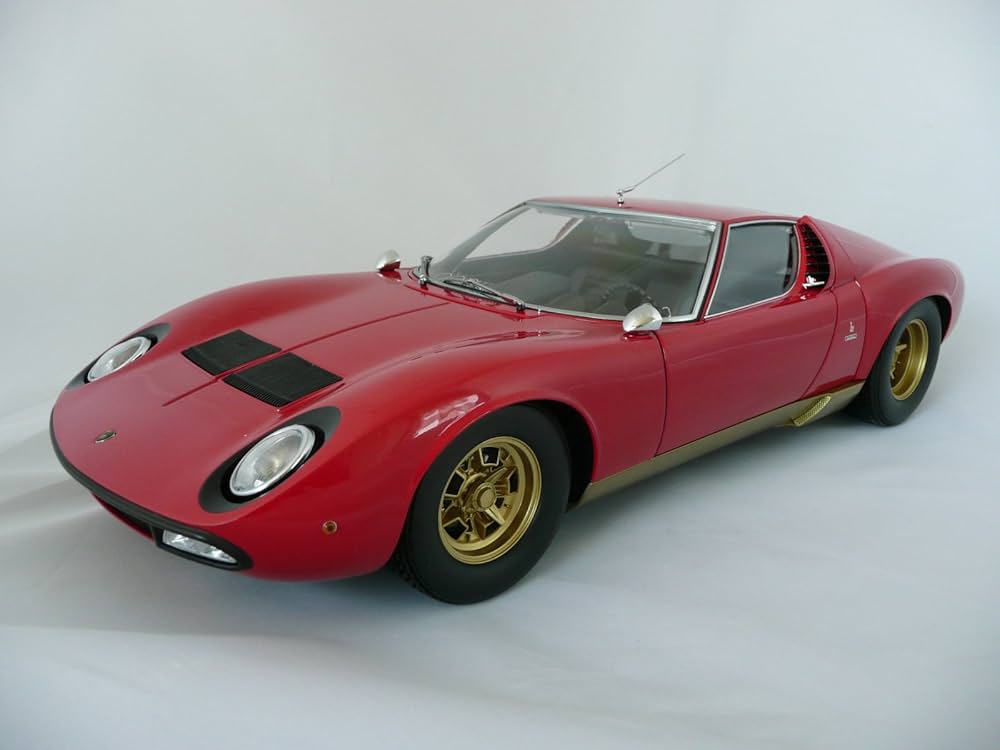 Lamborghini Miura P400SV (Red) 1/12 Die-cast Kyosho : Amazon.in