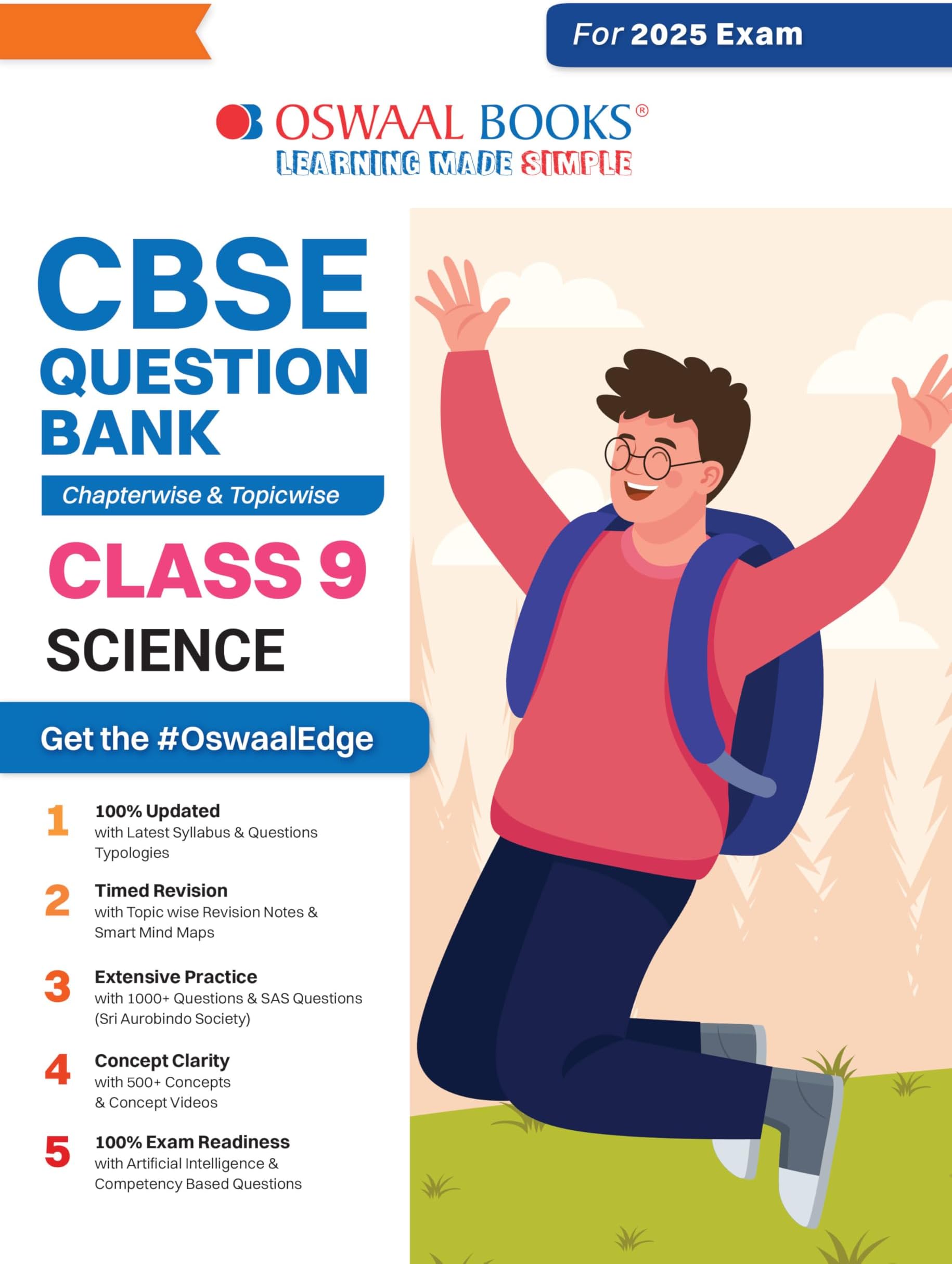 Oswaal CBSE Question Bank Class 9 Science, Chapterwise and Topicwise Solved Papers For 2025 Exams