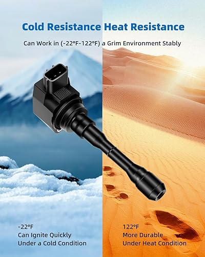 Vista 848 de ECCPP Bobinas de encendido portátiles de repuesto para automóvil compatibles con Infiniti I30/para Nissan Maxima 3.0L V6 2000-2001 Reemplazo