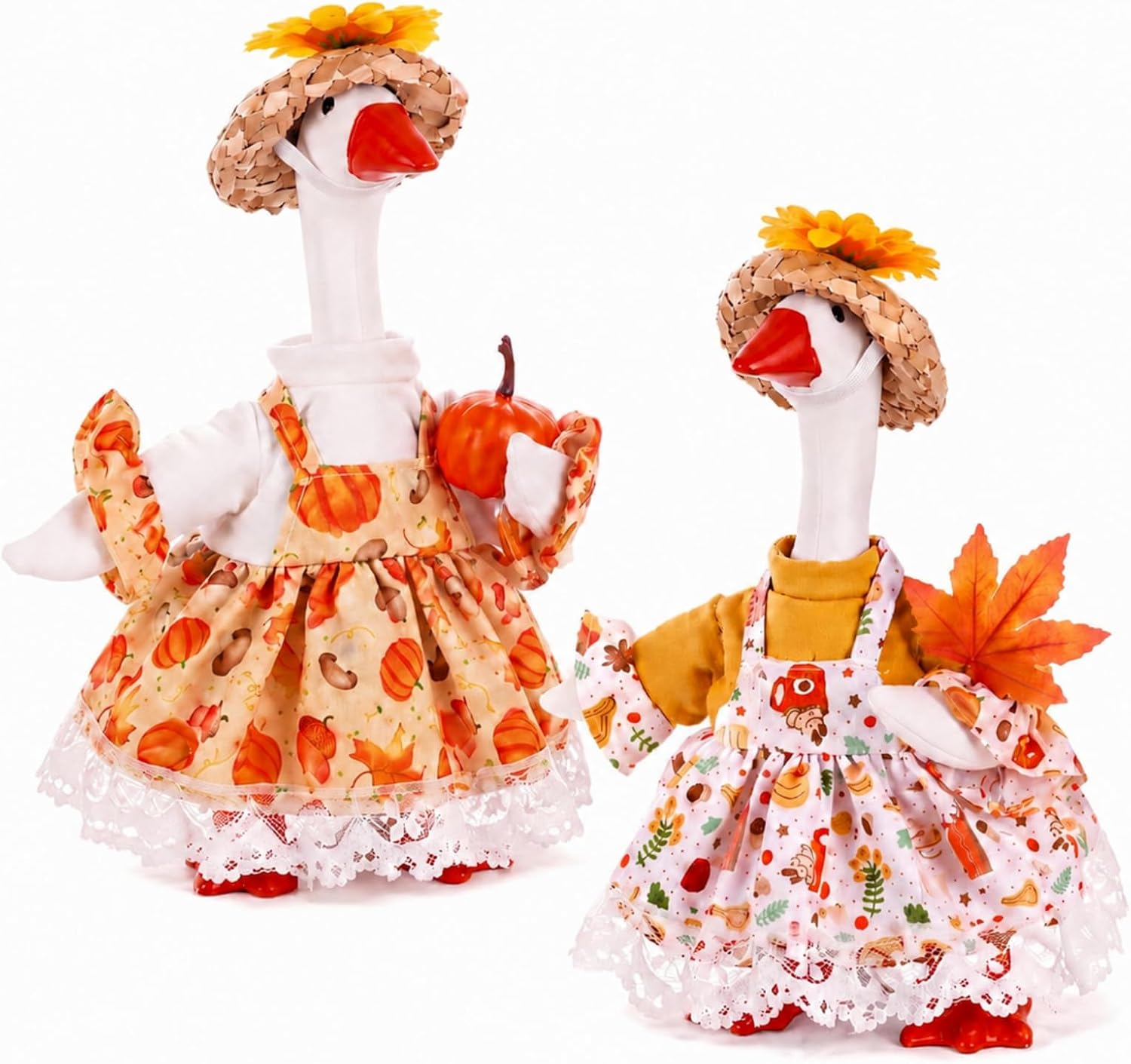 Gilprop Fall Desk Goose Outfit 7" Desk Goose Clothes Accessories, Maple