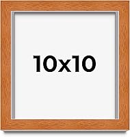 Vista 137 de Marco marrón de 18 x 24 pulgadas, marco de madera maciza de nuez de miel, ancho de moldeo de 0.875 pulgadas, profundidad de rabo de 0.875 pulgadas