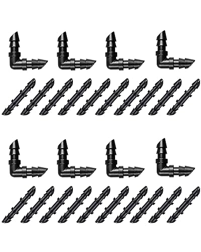 100 conectores de riego de púas BOYIDEW 14, kit de accesorios de tubería para maceta, jardín, césped, para sistema de goteo o rociador