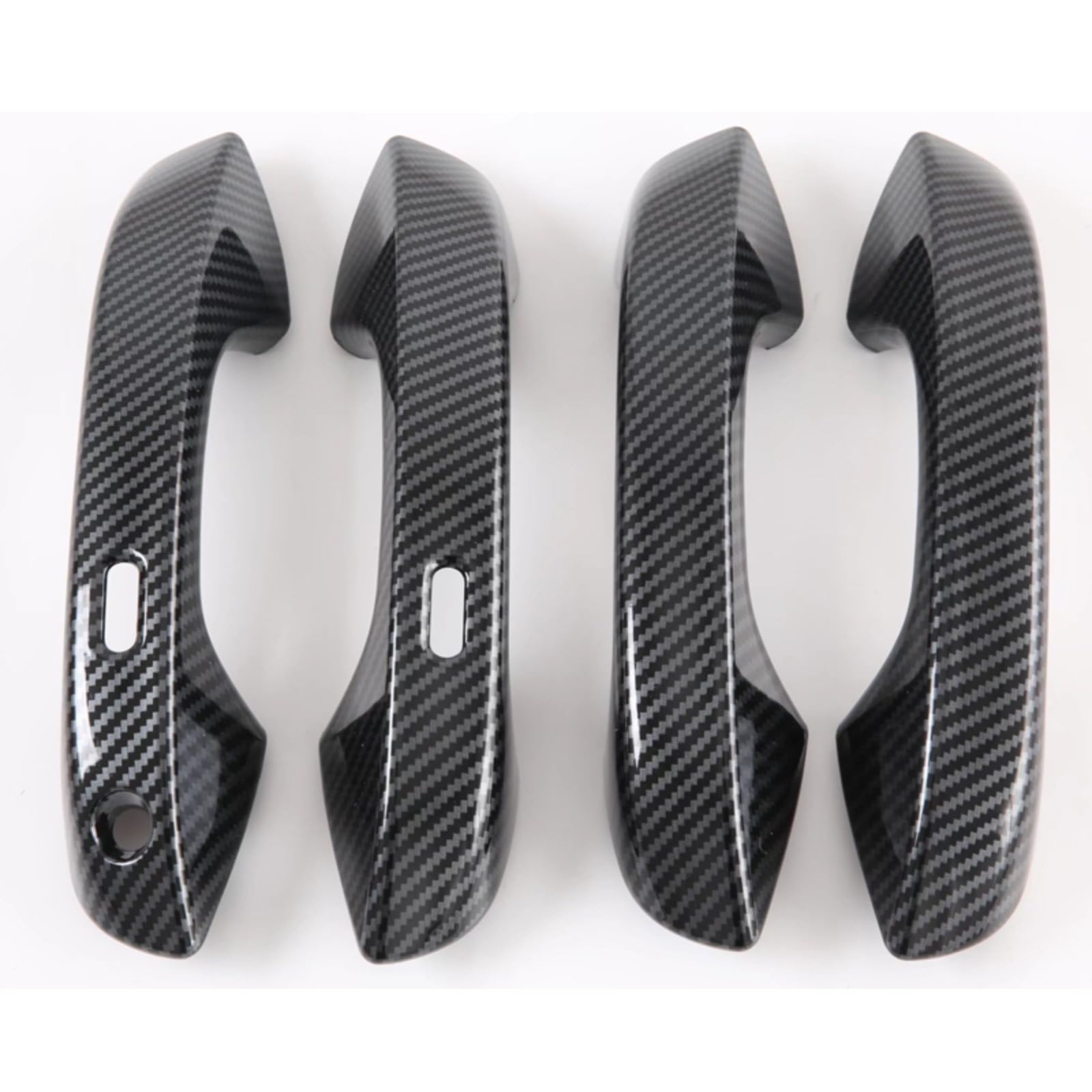 Accessoires poignée ID.3 chrome et style carbone pour portière latérale VW