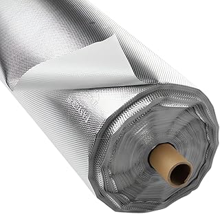 Weedness Reflektionsfolie Grow-Diamond 100 Meter Rolle - Anbau Indoor Box Pflanzen Garten Weiß Schwarz Anti detect Heizung