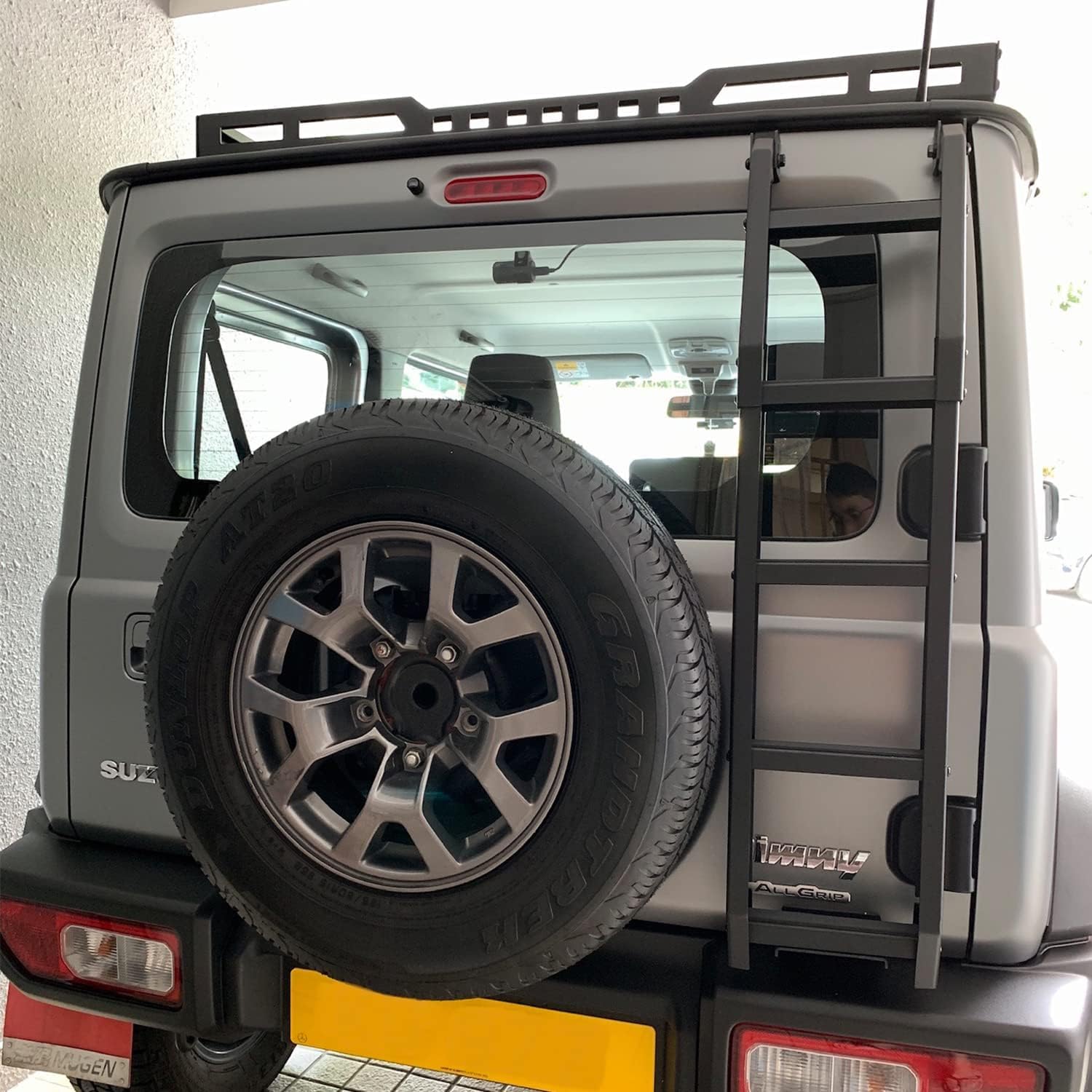 Archaic Échelle de hayon pour Suzuki Jimny Sierra JB64 JB74 2019-2024,Échelle de Queue échelle de Cross-Country pour Jimny gl,pédale d'escalade Pliable