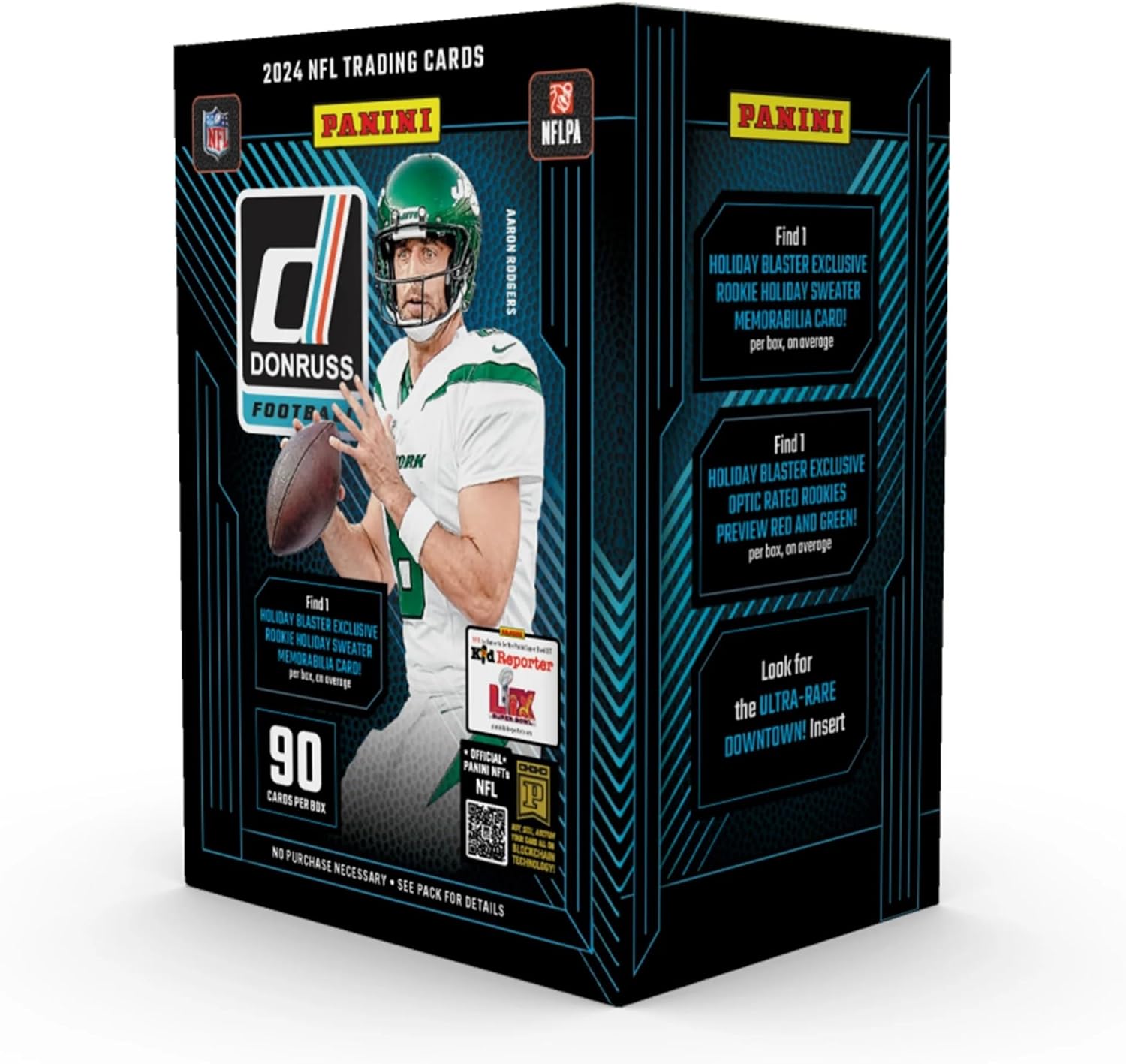 2024 Panini Donruss Holiday Football Trading Cards Blaster Box