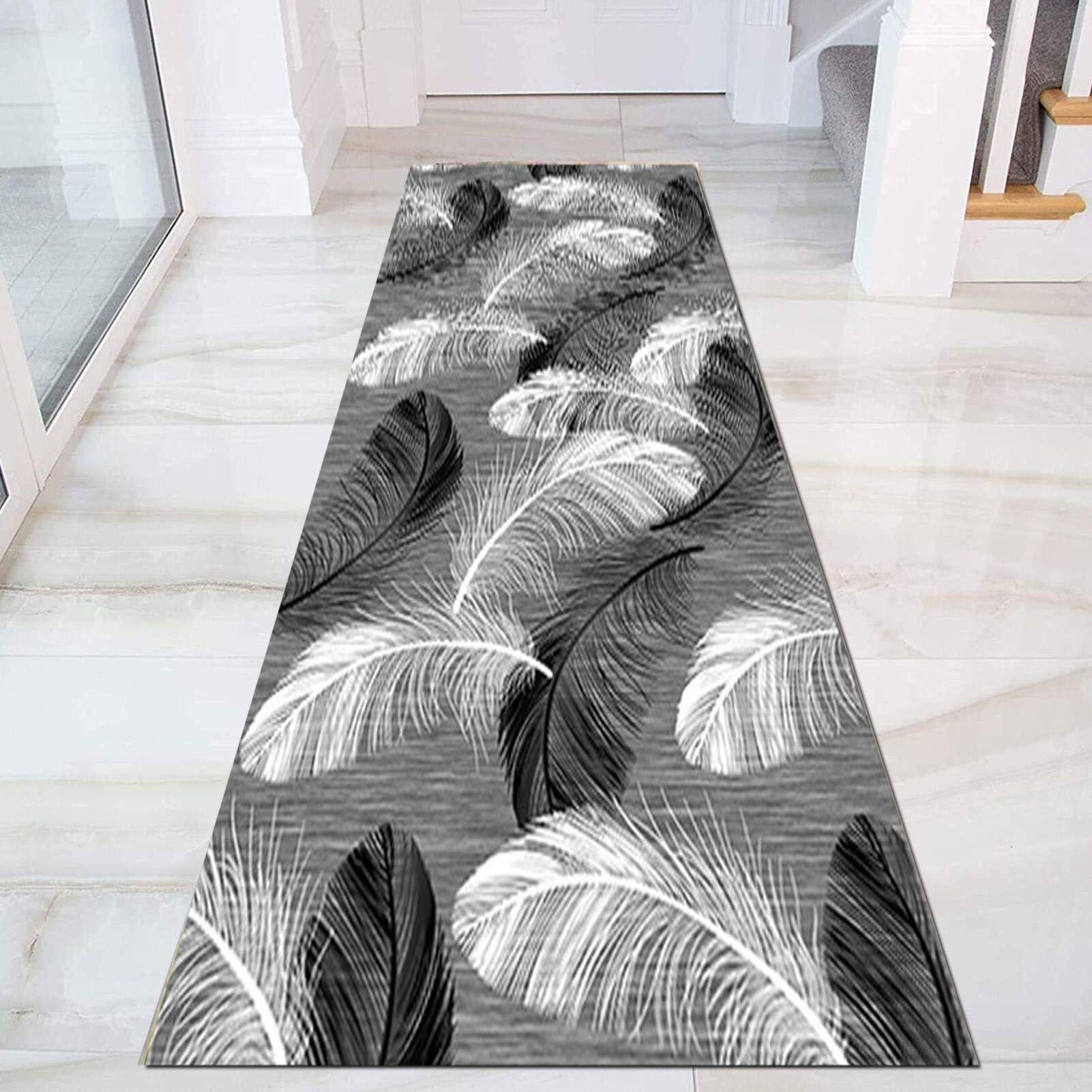 Nowoczesne dywaniki z korytarzy, współczesny nie-poślizgowy biegacz dywanu do drzwi wejściowych kuchnia Indoor na zewnątrz wąskie matry (Size : 120x200cm)