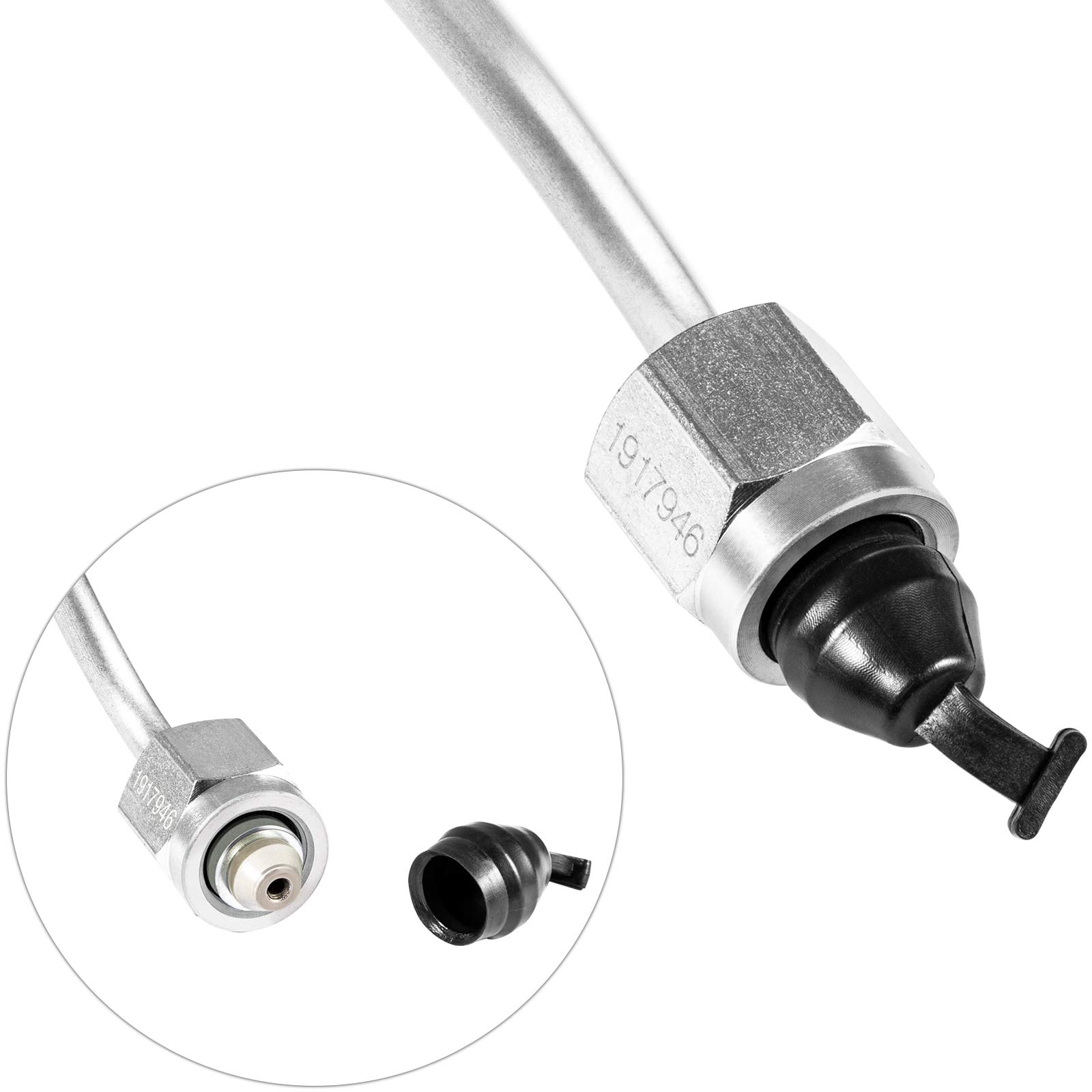 Kit de linha de injeção de combustível com braçadeiras serve para