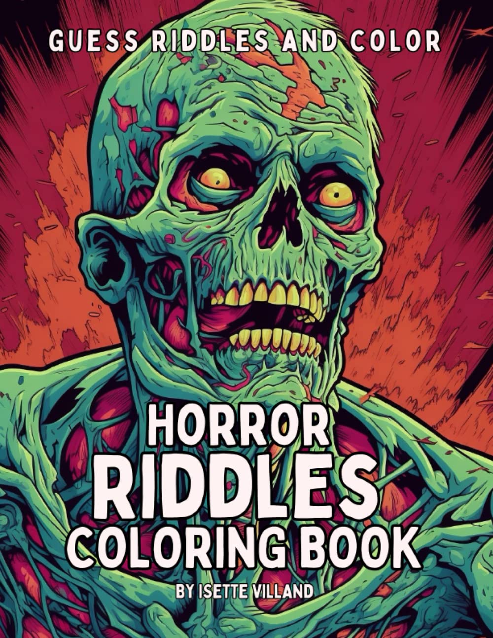 Horror Riddles Coloring Book: A Chilling Coloring Experience