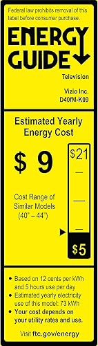 Miniatura 21 de VIZIO Smart TV Full HD 1080p de la serie D de 40 pulgadas con Apple AirPlay y Chromecast integrado, compatibilidad con Alexa, D40fM-K09, modelo 2023