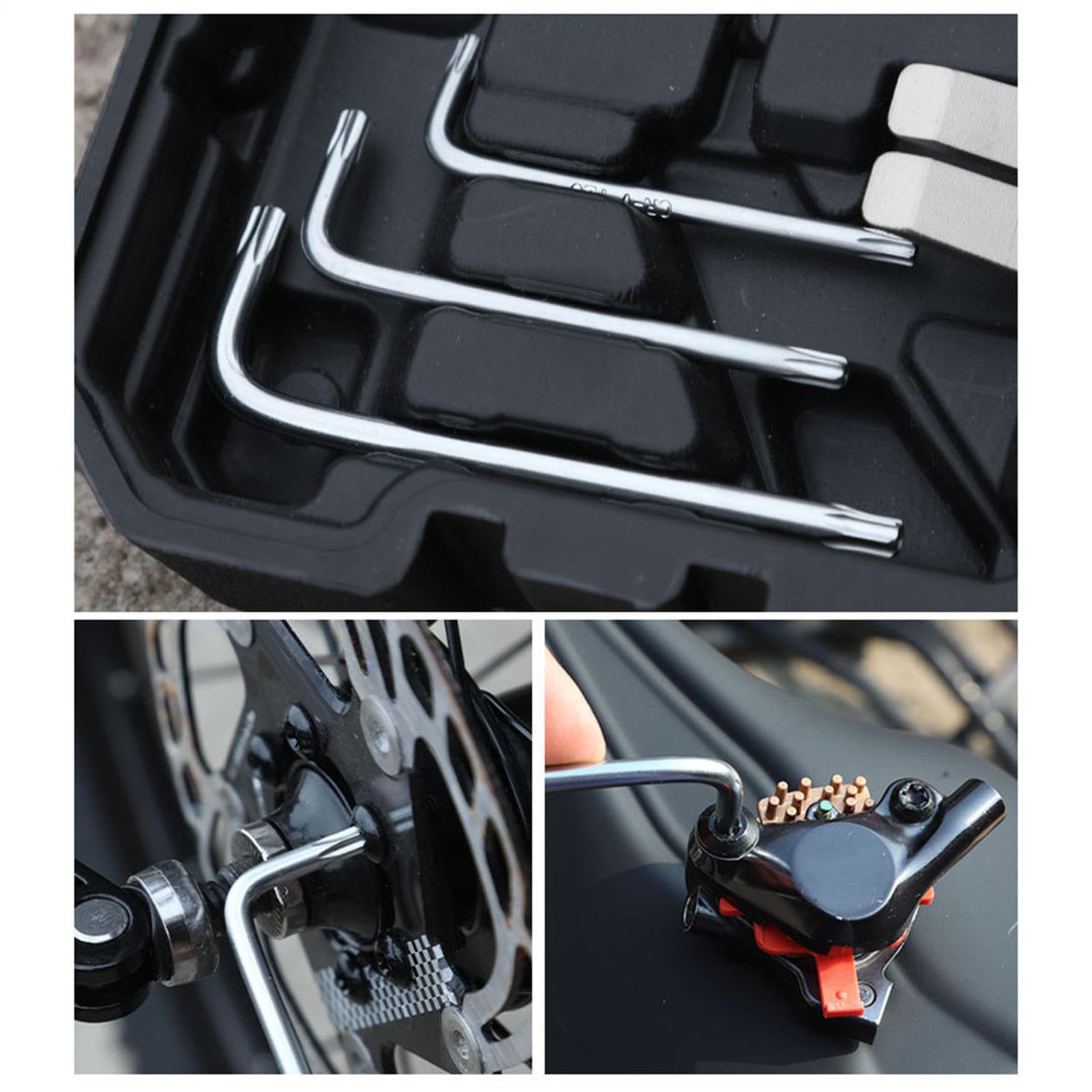 Praktisches Fahrrad-Werkzeugset Hochbelastbarer Schraubenschlüssel inkl. | Reparaturset für Fahrräder für Kette, Bremse, Reifen, Sattel, Zuhause, Werkstatt sowie Garage