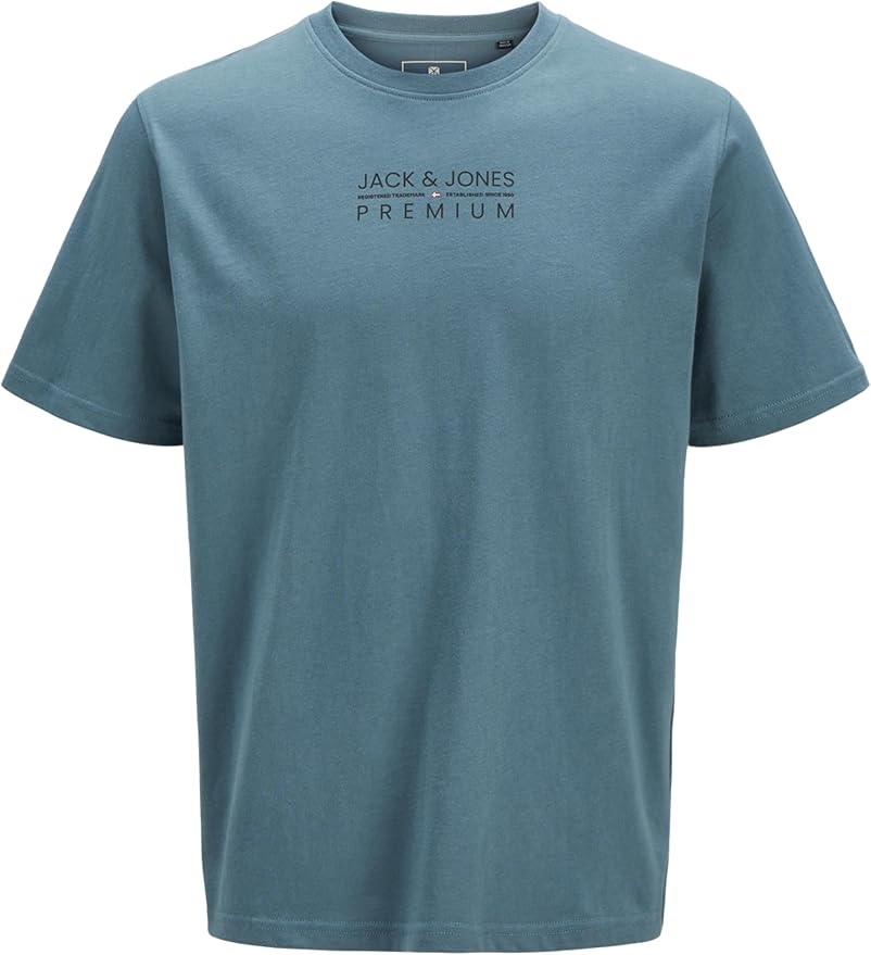 T-shirt Manica Corta JACK & JONES Jprbluatlas SS Per Uomo, Girocollo, Taglio Normale. La Maglietta Basic Perfetta Per La Primavera E L'estate. - 5