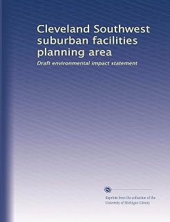 Cleveland Southwest suburban facilities planning area: Draft environmental impact statement