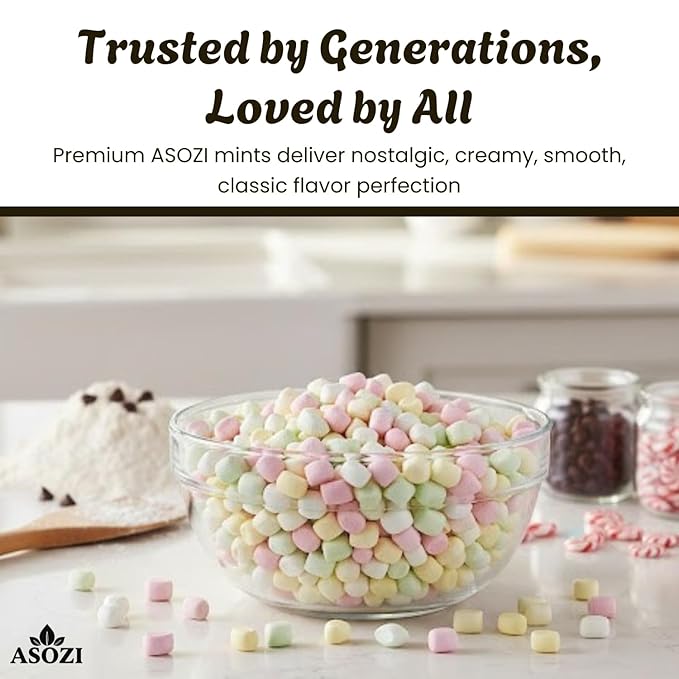 Mentas de Mantequilla Suaves ASOZI Sabor Peppermint 1.5 lb miniatura 6