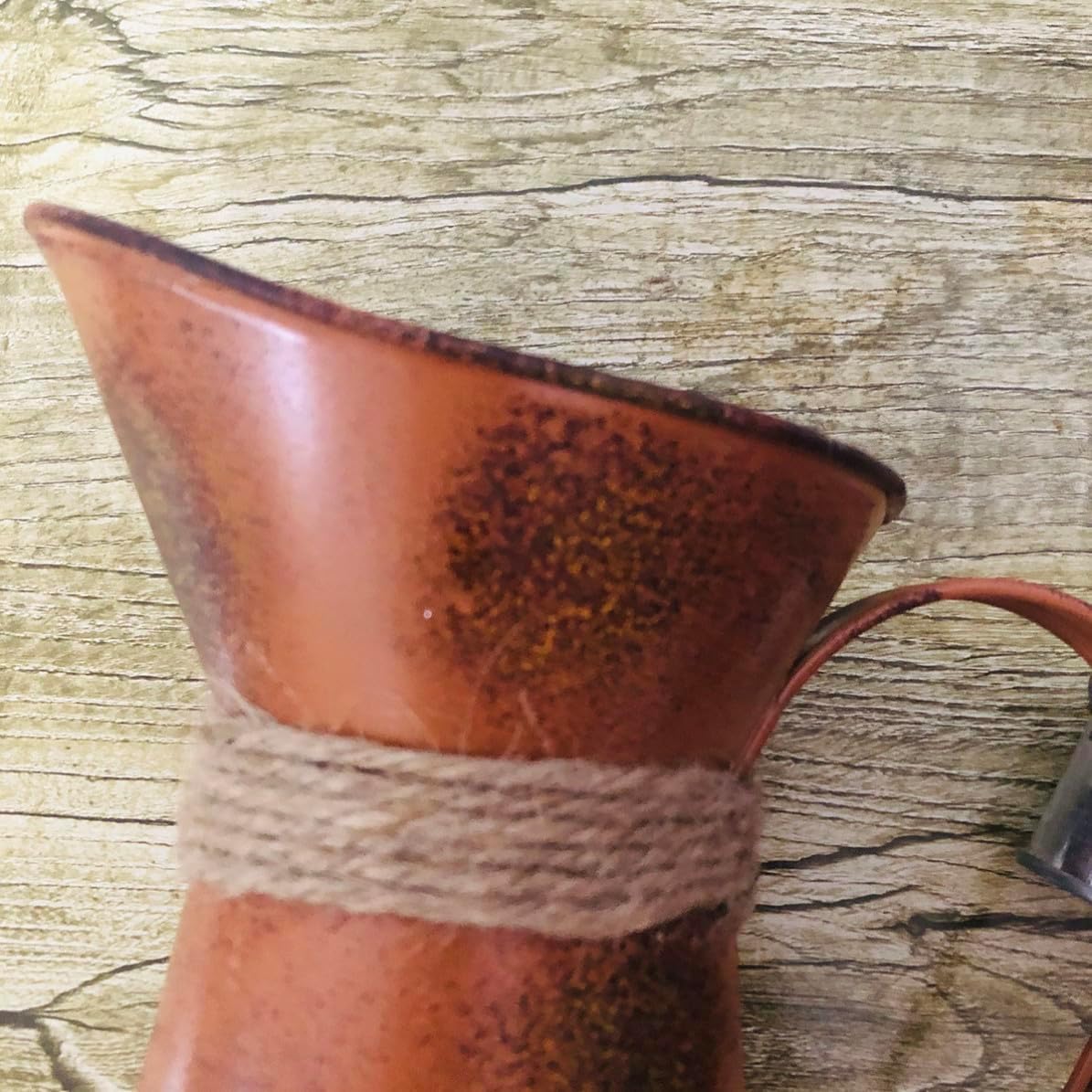 Iron Decor Blackboard with Pitcher Coffee Handle for Dried Flowers