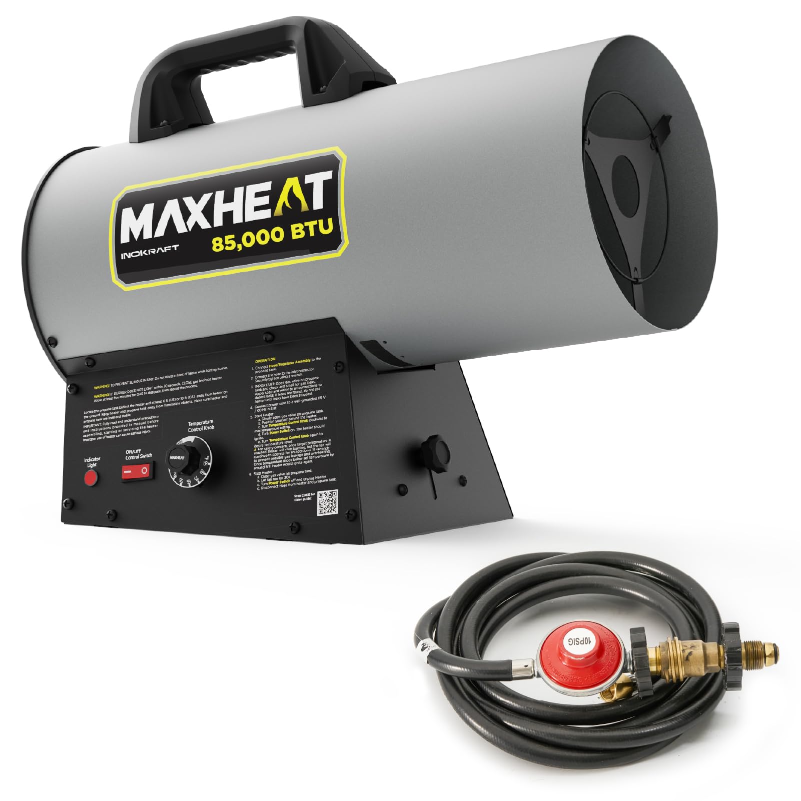 InoKraft MAXHEAT MH68 Propane Heater - 68,000 BTU -7
