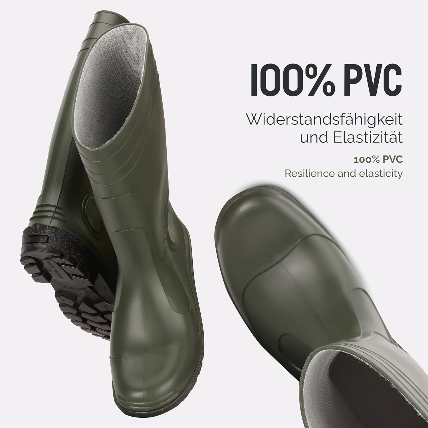 Ladeheid Herren PVC Gummistiefel LA-974