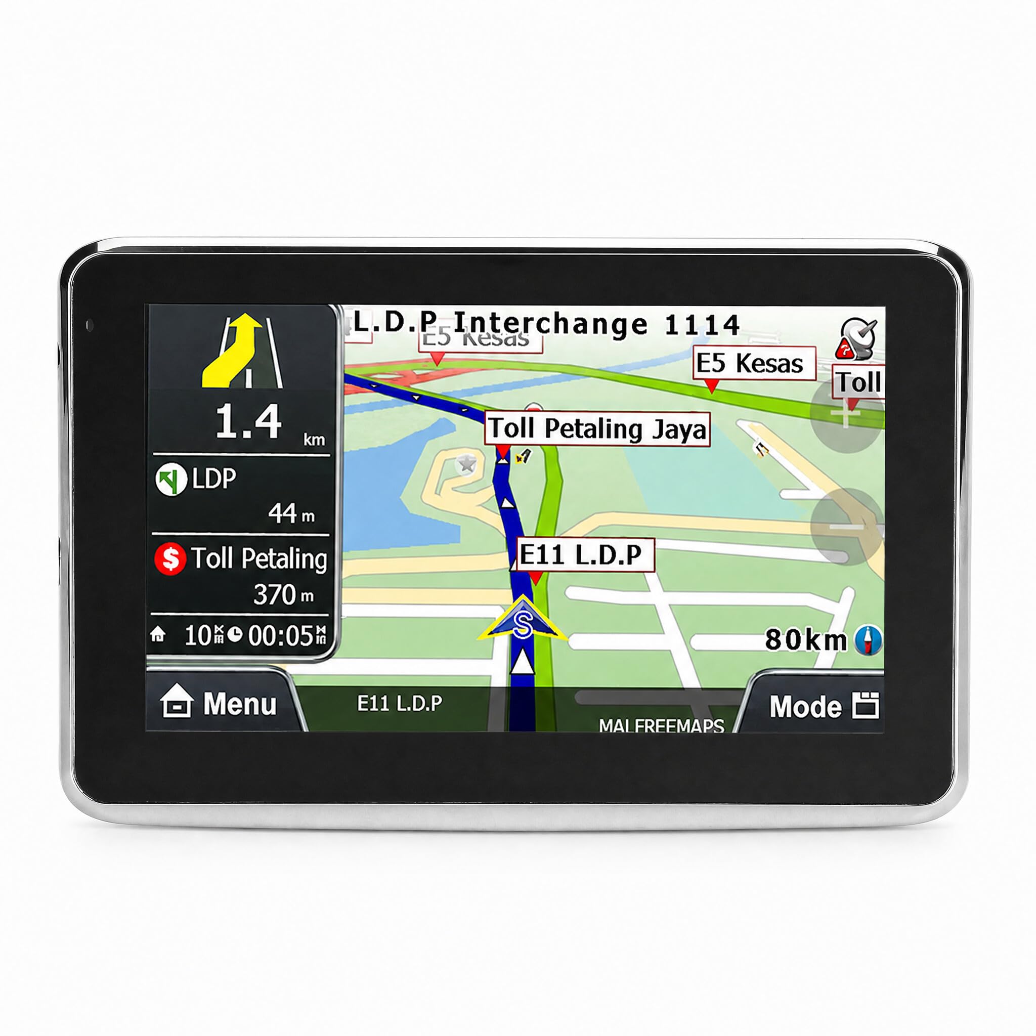 Navigatore GPS Touch Screen 5 Pollici Universale per Auto Camion