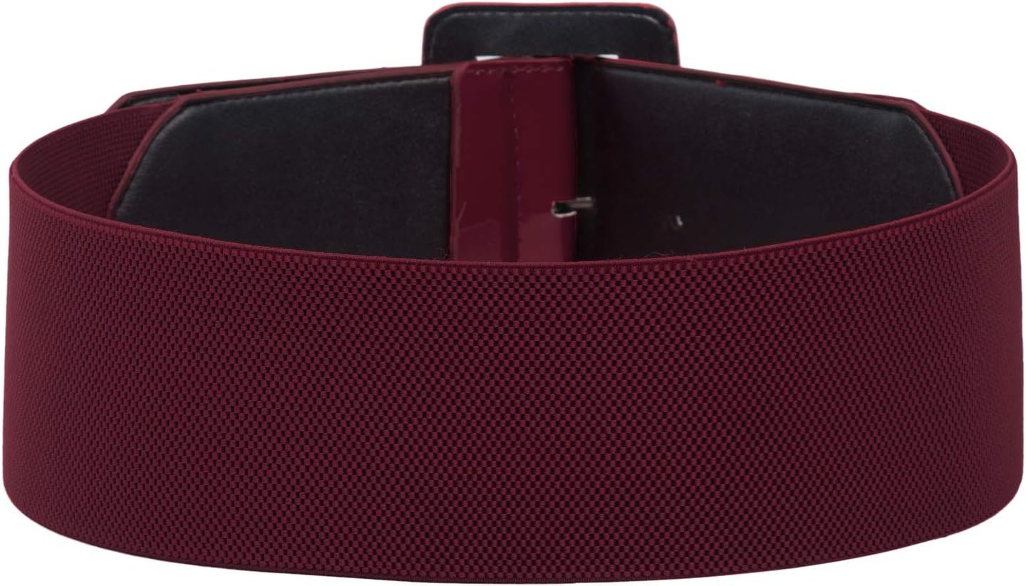 GRACE KARIN Women's Stretchy Belt 1950s 3 Inch Wide Elastic Belts - Image 6