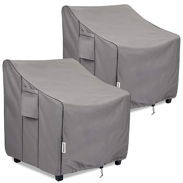 Patio Chair Covers Waterproof, Heavy Duty Outdoor Furniture Covers Fits up to 36W x 37D x 36H inches -2 Pack