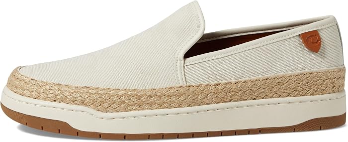 Мужские сандалии Coach Miles Espadrille, цвет: Белый — фото 2
