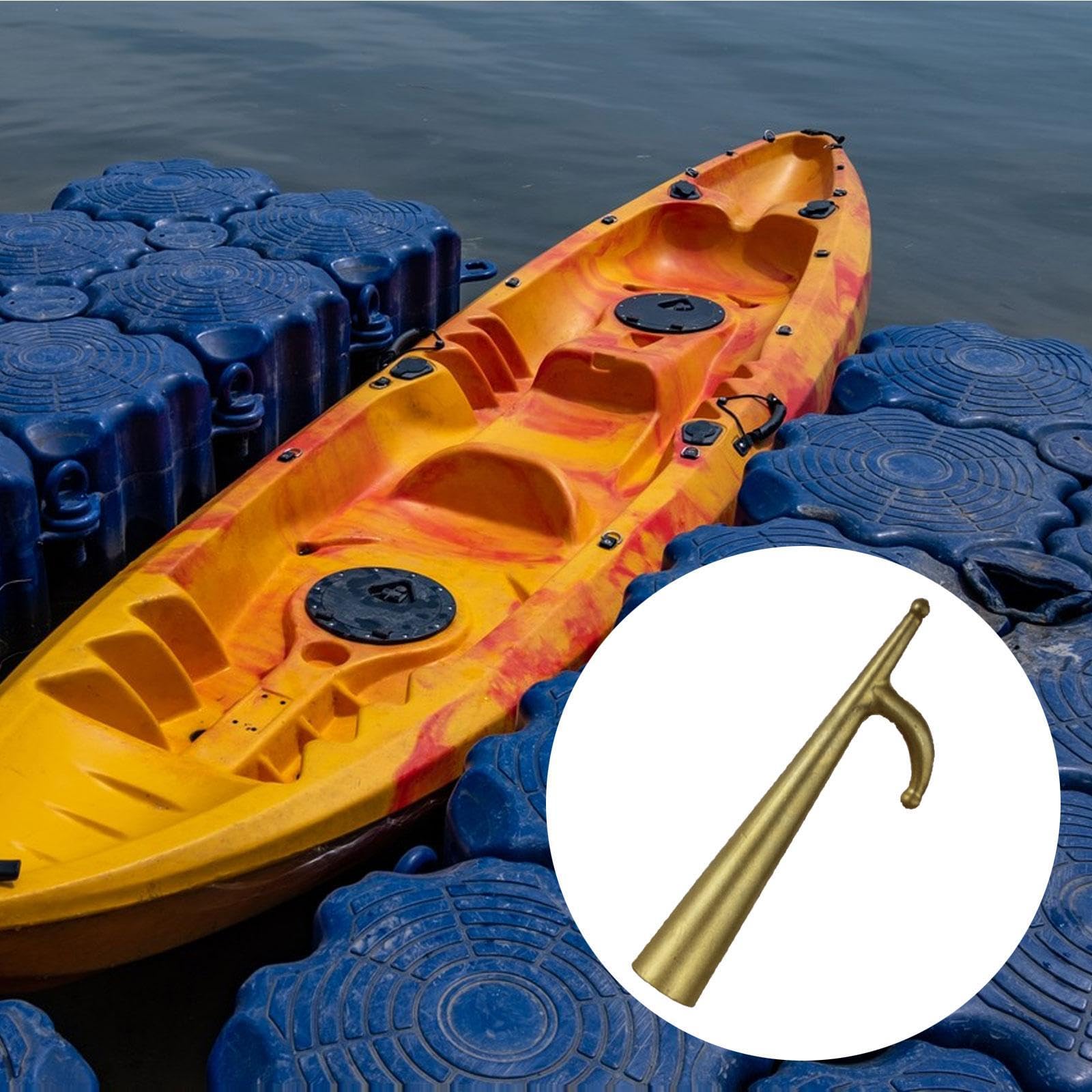Oshhni Attacco per Gancio di Barca Attacco Accessori robusti in Barca Oro Leggera Sostituzione Boathook per Pescare Marine
