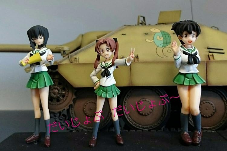 プラッツ 1/35 ガールズ&パンツァー カメさんチームフィギュア3体セット rdzdsi3 Amazon.co.jp: プラッツ 1/35 ガールズ&パンツァー カメさんチーム