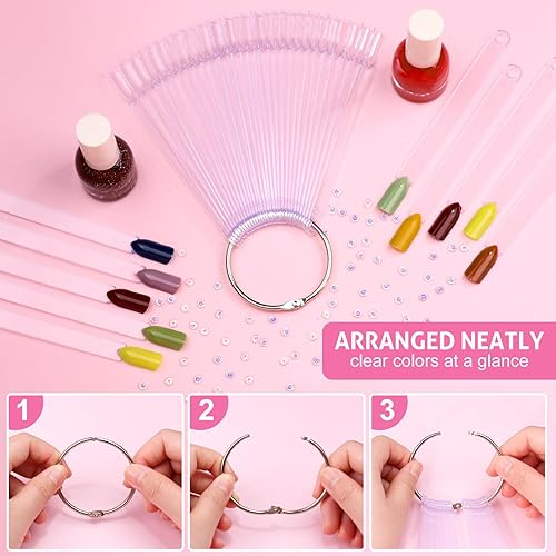 Miniatura 8 de SUBAY Taladro de uñas eléctrico profesional para el cuidado de las uñas con 200 piezas de palos de muestra de uñas