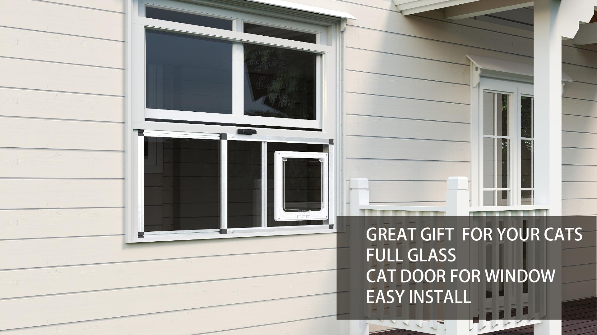 Amazon.com : Vertical Cat Door for Window,31