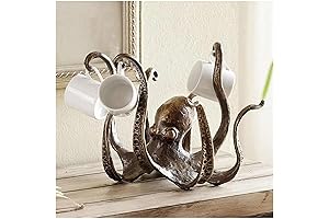 Vivid Octopus Mug Holder with Intricate Details and Sturdy Construction