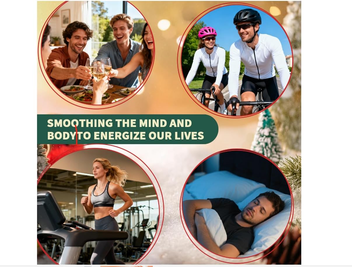 Christmas Shower Steamers Aromatherapy Gifts for Women Men, 6-Pack Natural Essential Oils, Spa Steamer Self Care & Stress Relief Bath Bombs Neighbors Colleagues, Stocking Stuffer for Friend/Family - Image 7