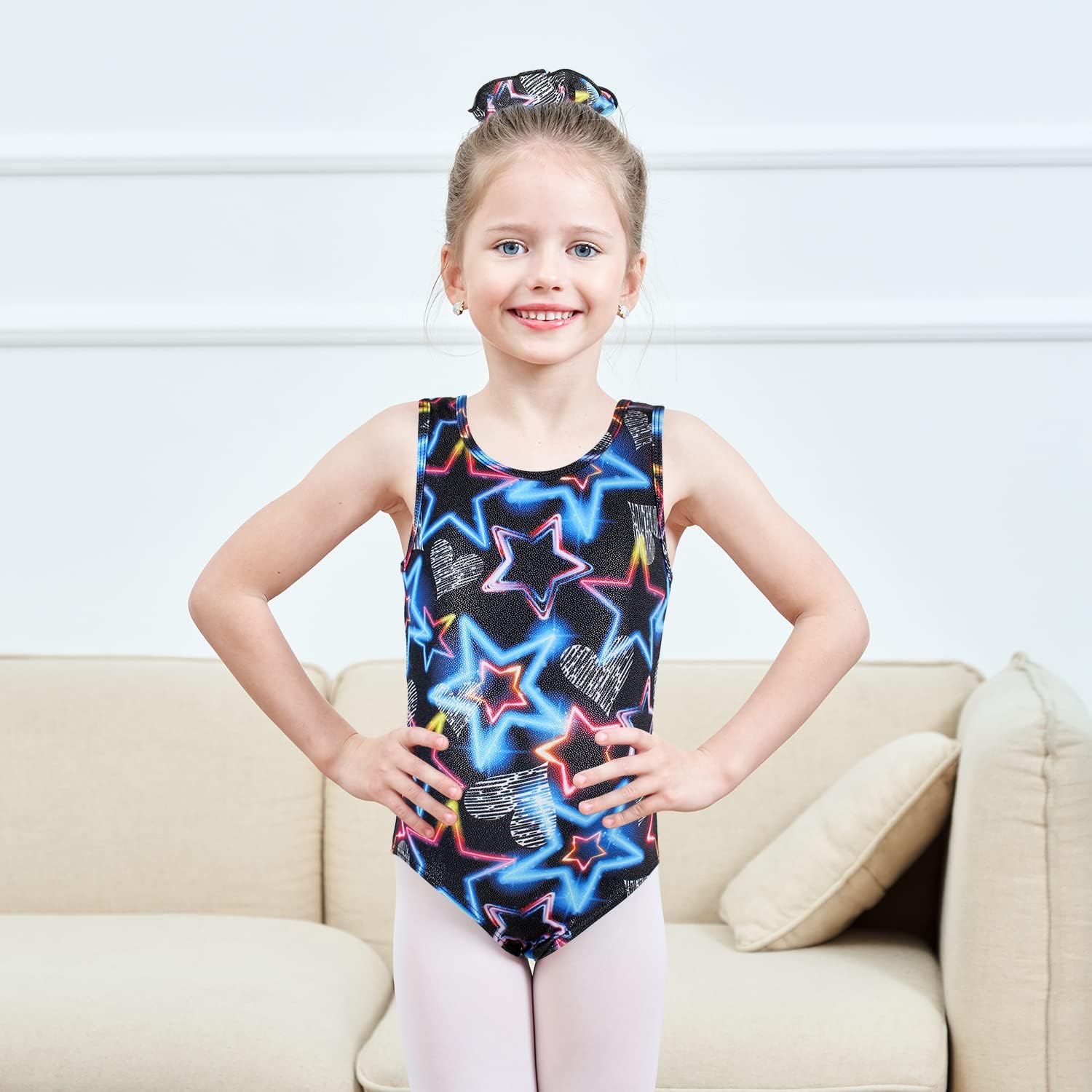 MODAFANS Gymnastics Leotards For Girls With Shorts Curacao