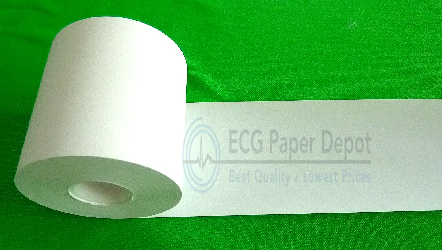 8736 Medical Cardiology Recording Chart Paper, 10 Rolls Per Box, 100 Rolls Per Case, Grid Color None / Array, Size 50mm x 100'