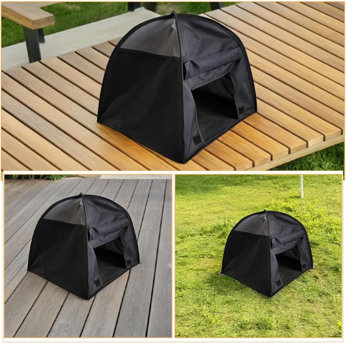 GANAZONO Portable Design Small Dogs House Lightweight and Tent for Cats Pet Polyester Cloth Shelter with Quick Assembly and Easy to Clean Outdoor for Camping and Travel