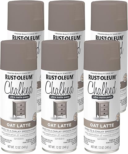 Miniatura 189 de Rust-Oleum 287722 - Pintura a la tiza ultramate para interiores, 30 onzas, capa superior transparente mate