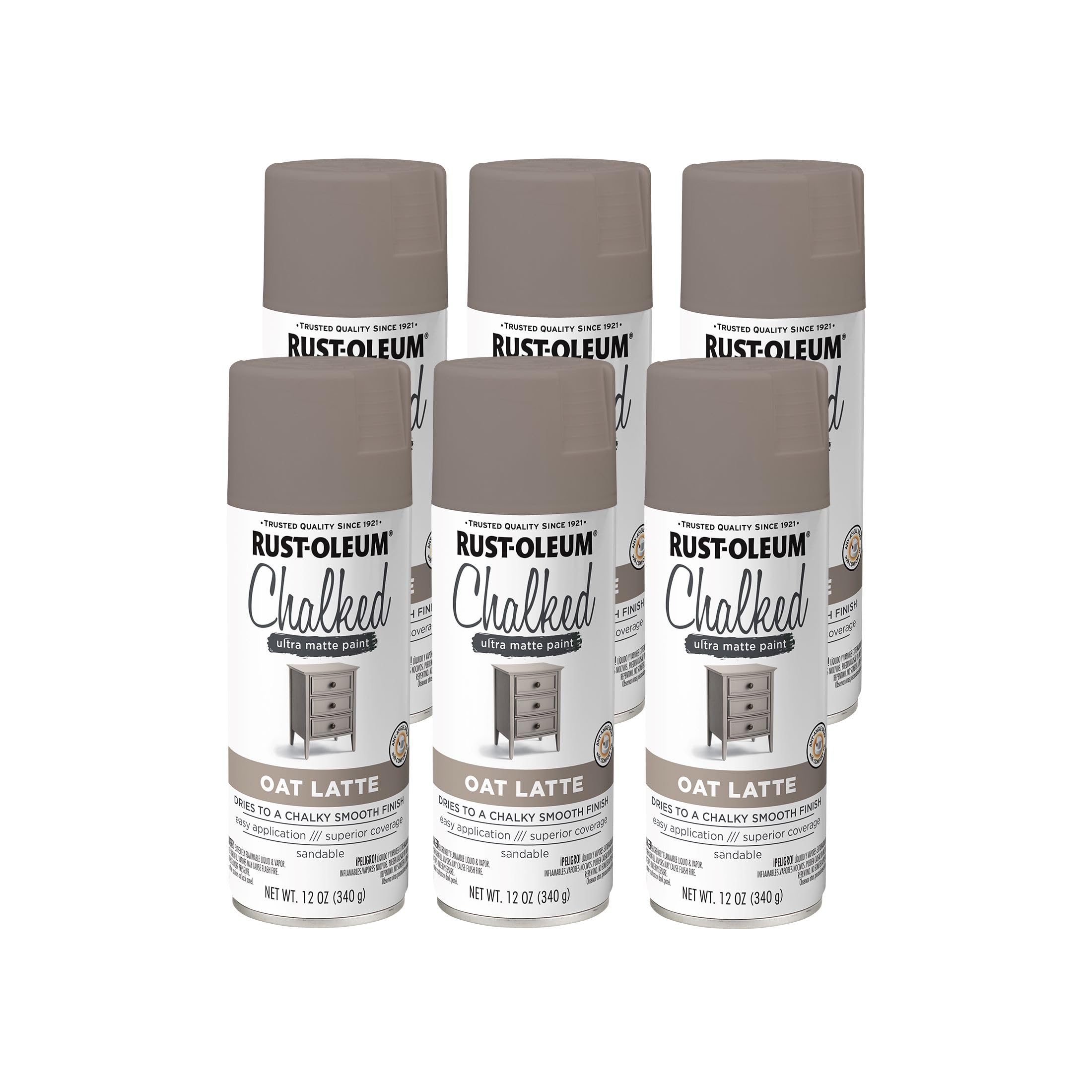 Rust-Oleum Chalked Ultra Matte Oat Latte Spray Paint