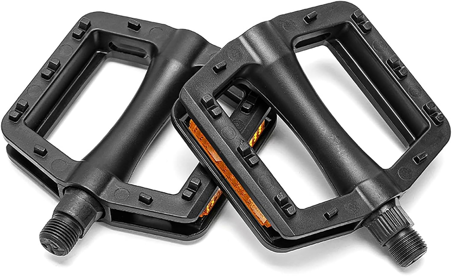 Bike Pedals for Diamondback Bicycles Overdrive Carbon Pro, Non-Slip Platform Pedals Bicycle Pedal with Safety Reflector, Durable Lightweight Bicycle Flat Pedals