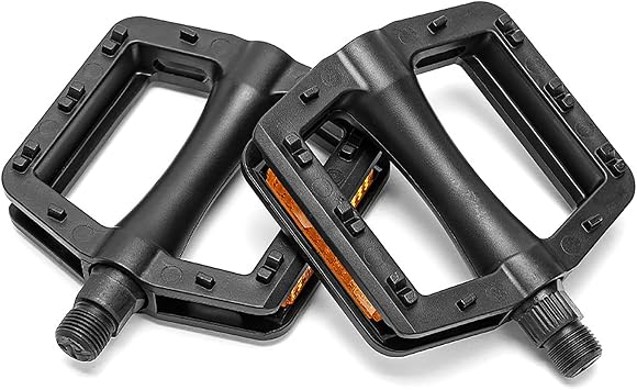 Bike Pedals for Diamondback Century, Non-Slip Platform Pedals Bicycle Pedal with Safety Reflector, Durable Lightweight Bicycle Flat Pedals
