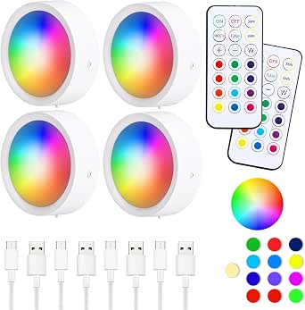 2 Luci LED Ricaricabili Con Sensore Di Movimento – Sottopensile E Armadio, Wireless Per Cucina E Scale