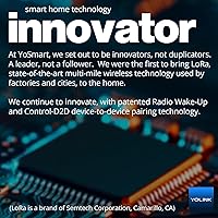Vista 5 de YoLink Kit de inicio para el hogar inteligente: Hub y sensor de fugas de agua 4 con alarma de audio de 105 dB, paquete de 3, SMS/texto