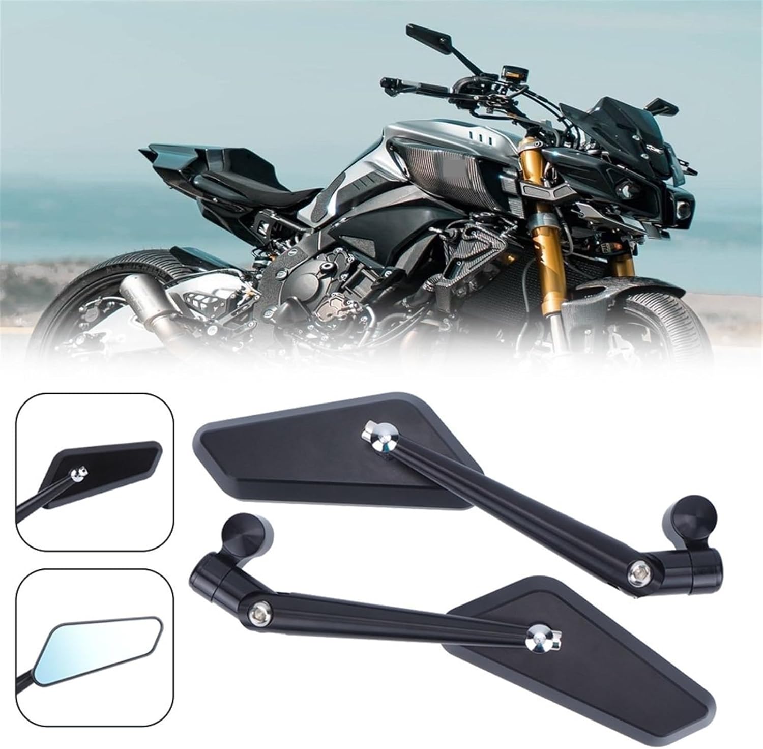 オートバイのバックミラーサイドミラー 用 ヤマハ 用 FZ1 用 MT09 用