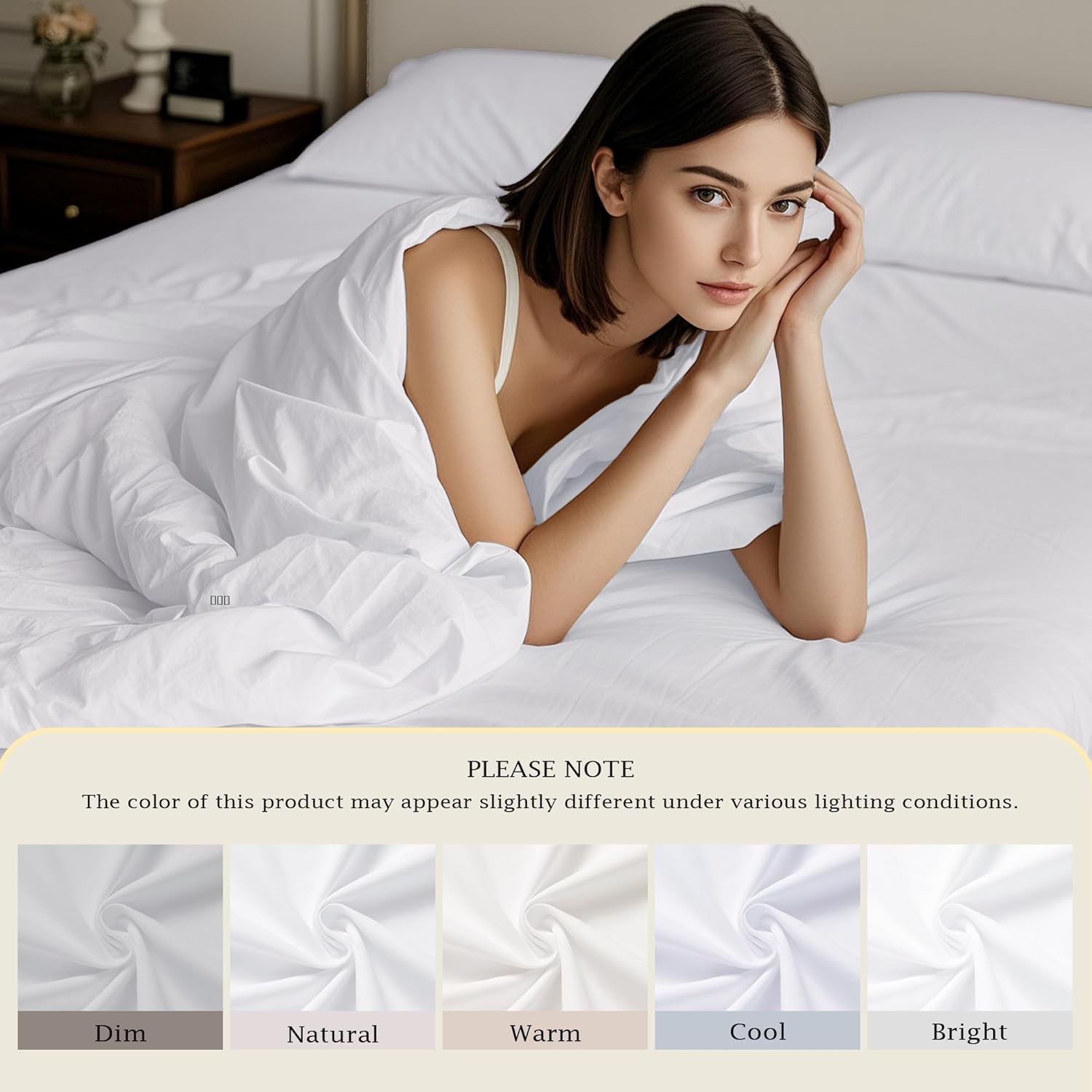 FreshCulture Twin XL Fitted Sheet Only–Premium Hotel-Quality Fitted Sheet for Twin XL Bed–Ultra Soft & Breathable Brushed Microfiber–Elegant Black Box Packaging (White) - Image 6