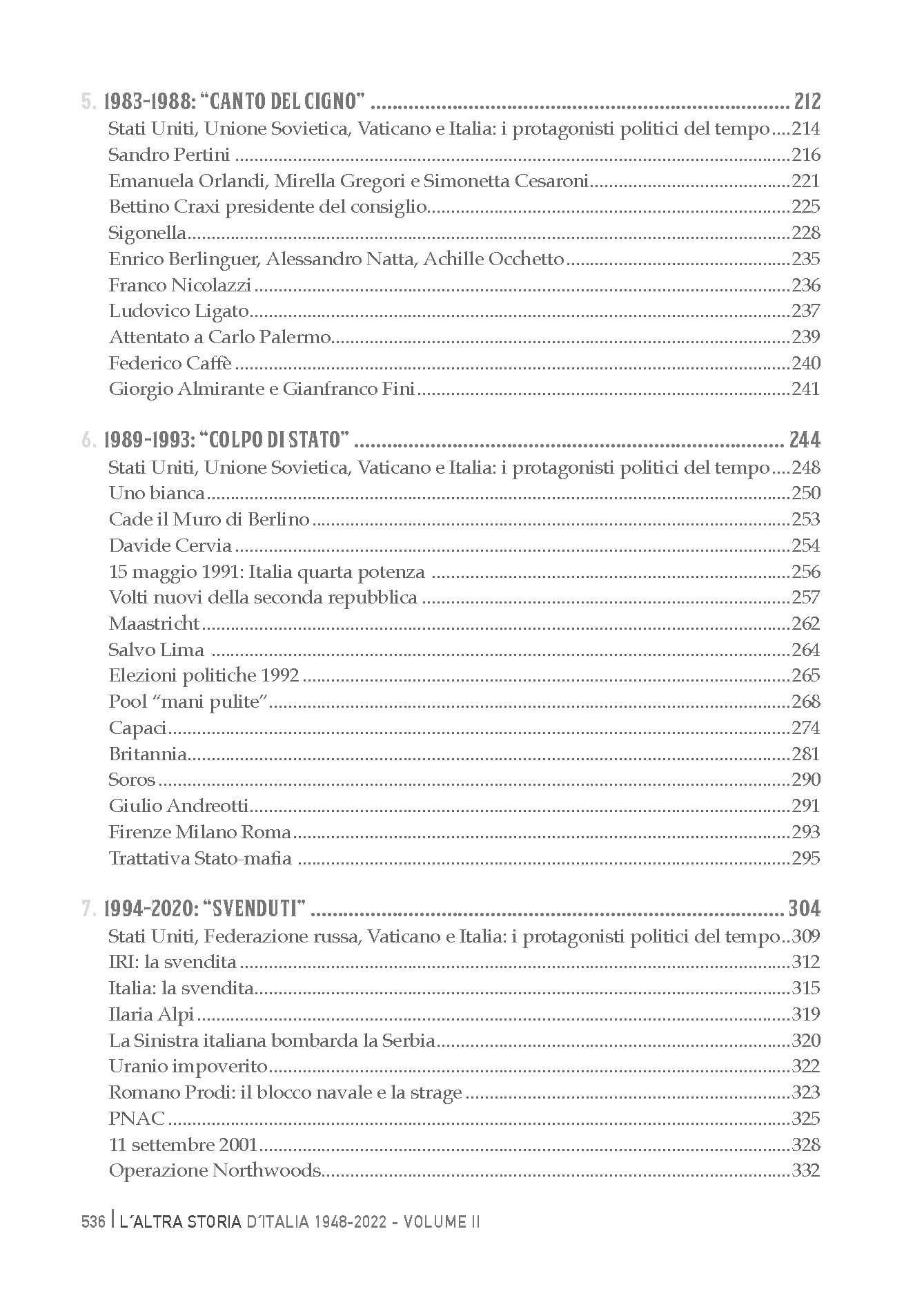 L'altra storia d'Italia 1948-2022: Vol. 2