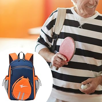 Multifunctional and Spacious Table Tennis Backpack, Ideal for Carrying A Table Tennis Racket, for Men and Women Athletes.