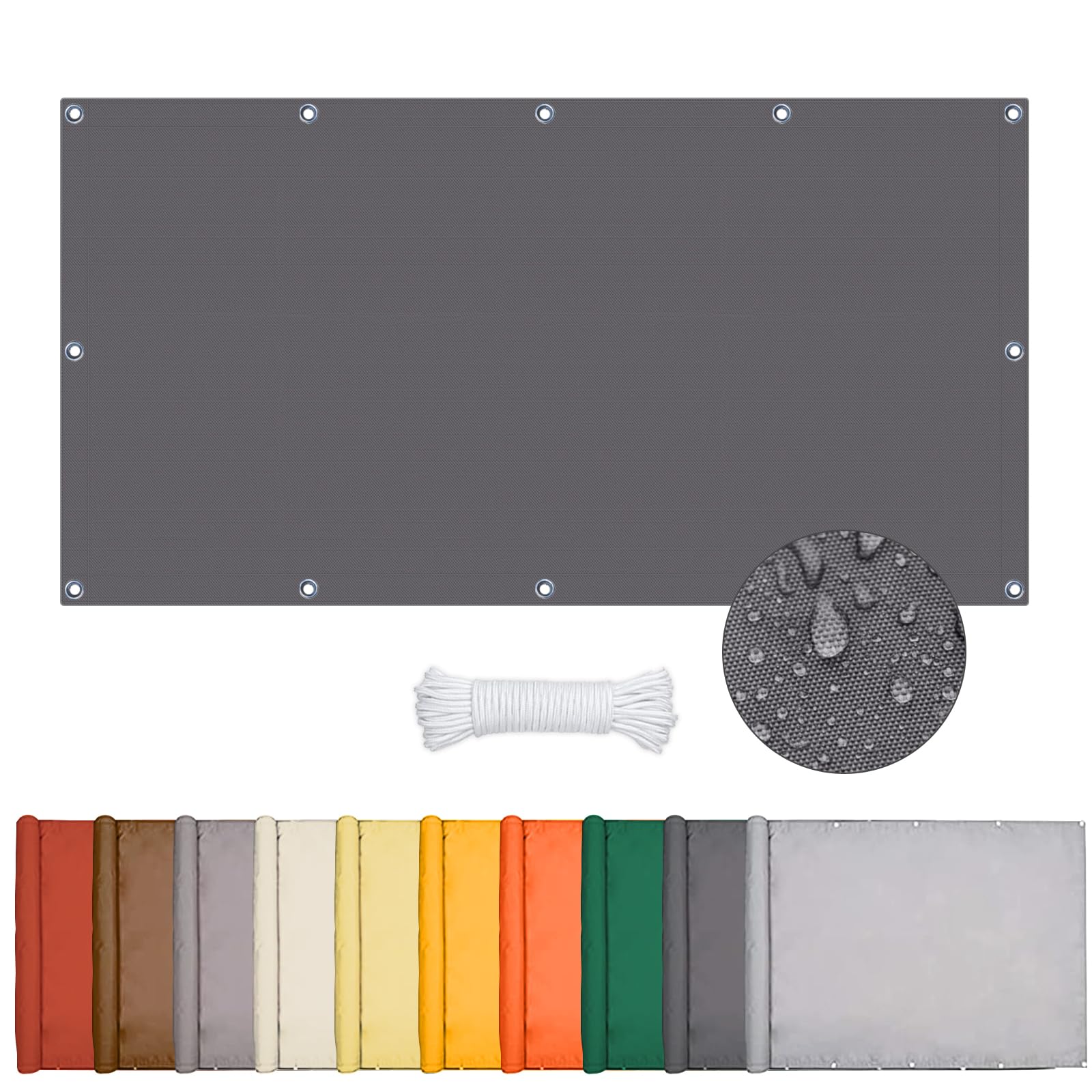 voile d'ombrage rectangulaire