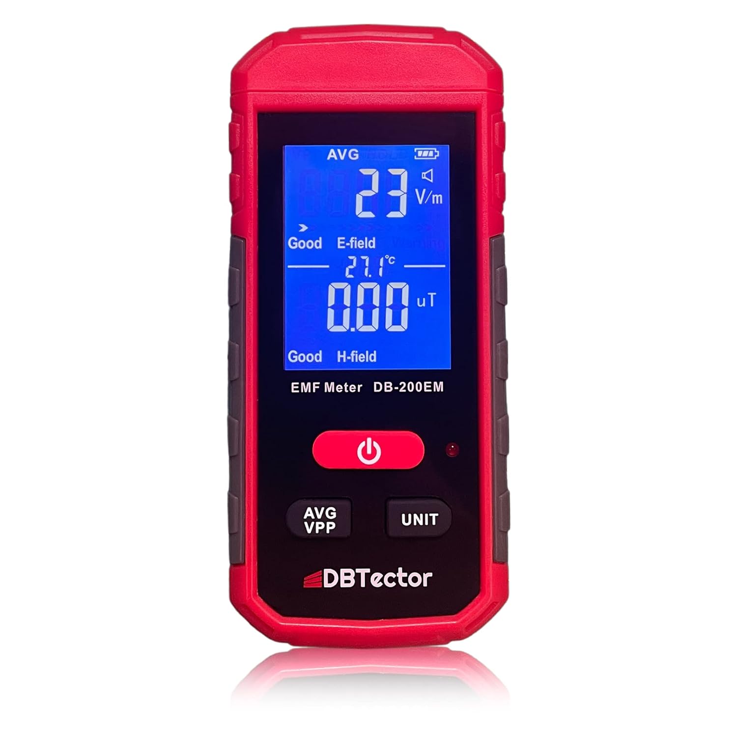 DBTector EMF Meter Electric and Magnetic Field Meter Detect Radiation from Appliances, Computers, Electrical Boxes, Electrical Wires, High Power Transmission Lines