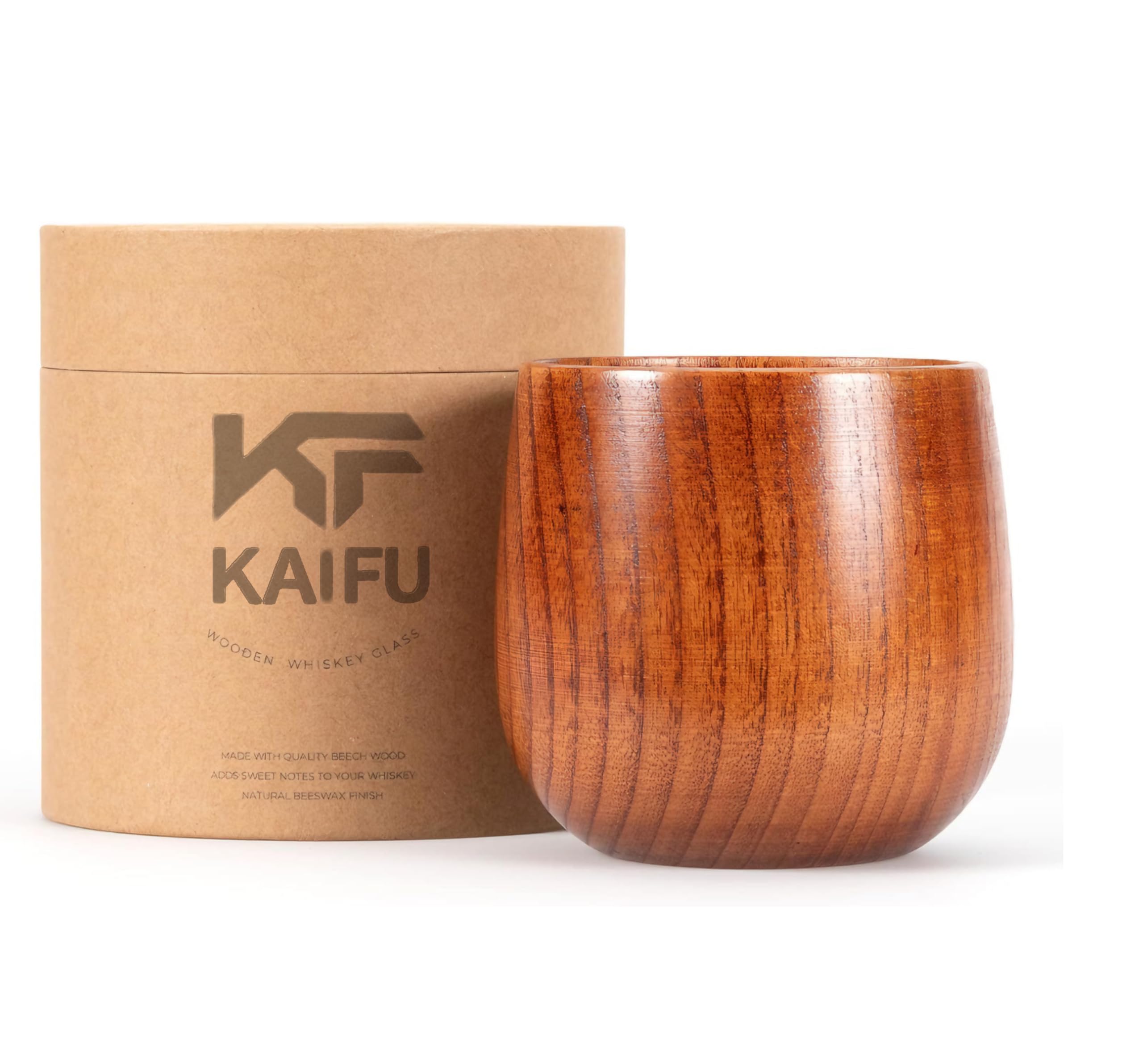 Verre à whisky en bois artisanal : tasse à whisky vintage pour améliorer la dégustation