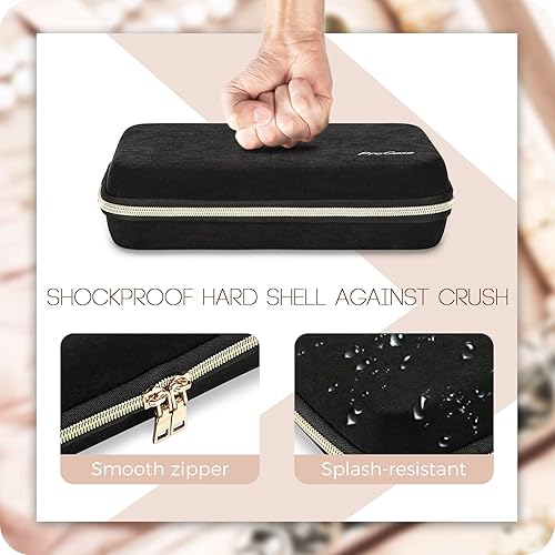 Miniatura 9 de ProCase Paquete de bolsa de joyería de viaje con organizador grande de joyas de viaje