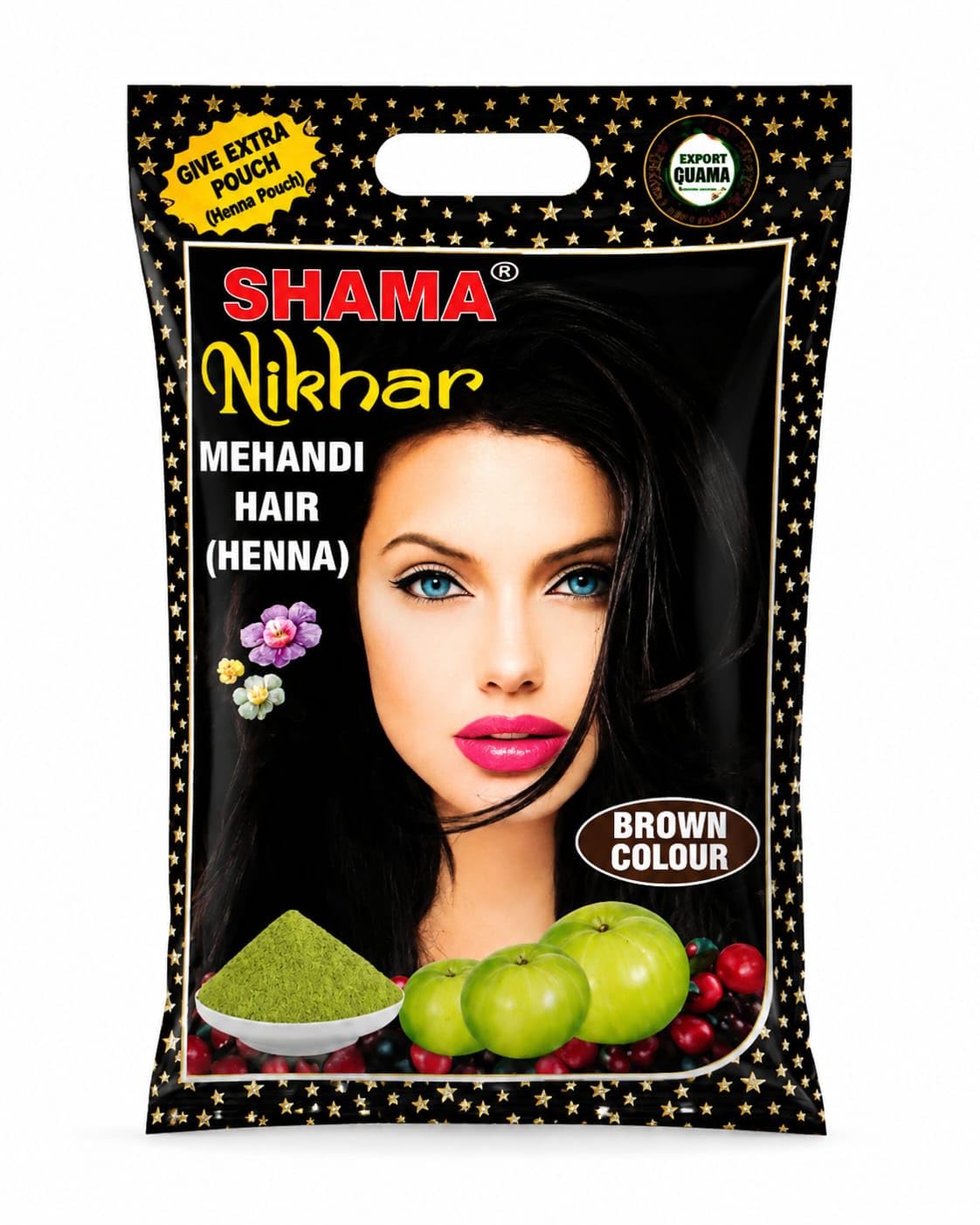 Shama Nikhar Brown Coloured Hair Mehendi for Unisex 45 Gms Each -Pack of 6-image-24